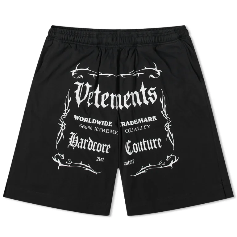 Black Label Vetements Sweat Shorts 21 06 2021 EC UA52TR400B 1 1