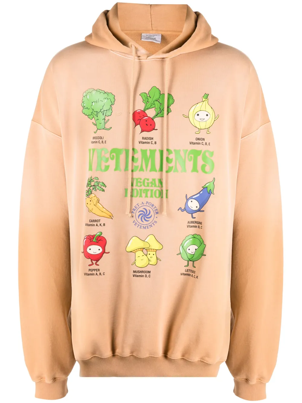 Vetements Vegan Logo drawstring hood 21244022 51263118 1000