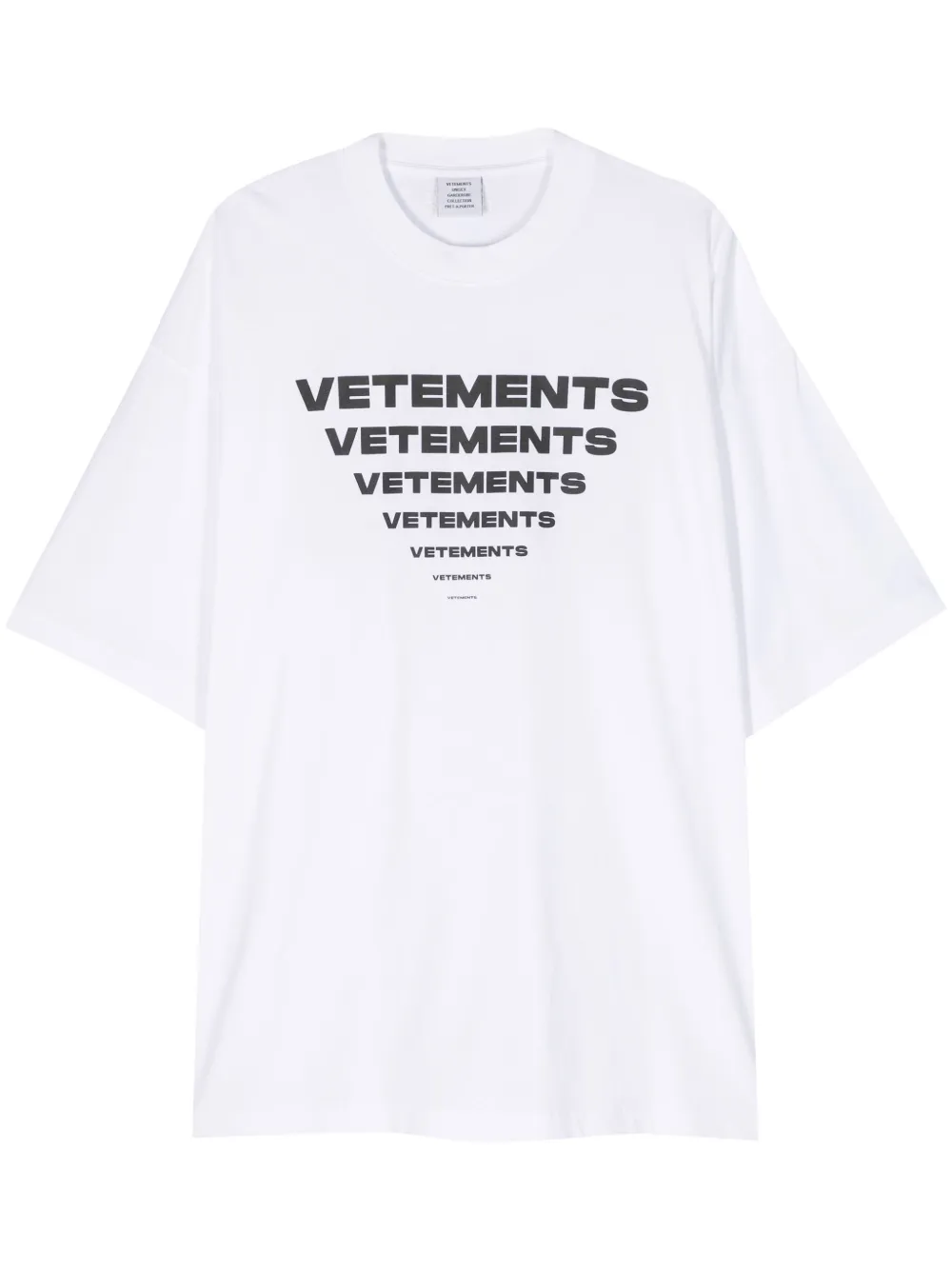 Vetements logo-print cotton T-shirt 22773909 53016023 1000