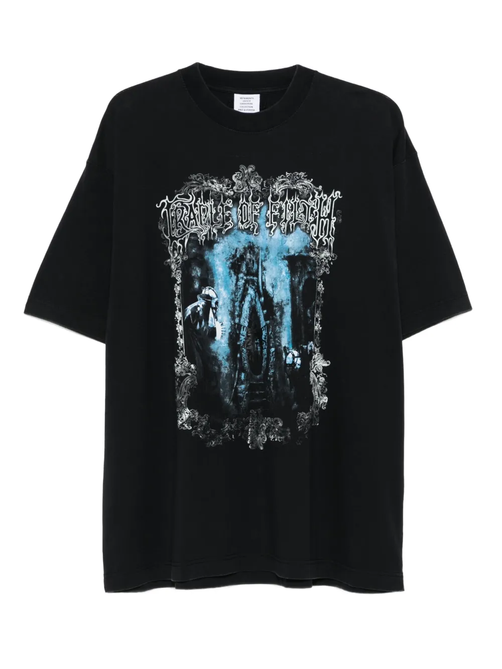 Black Vetements graphic-print T-shirt 31897834 61780396 1000
