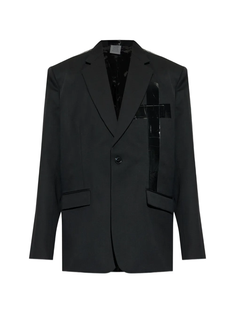 Vetements cross-patch blazer 33331448 64370164 1000
