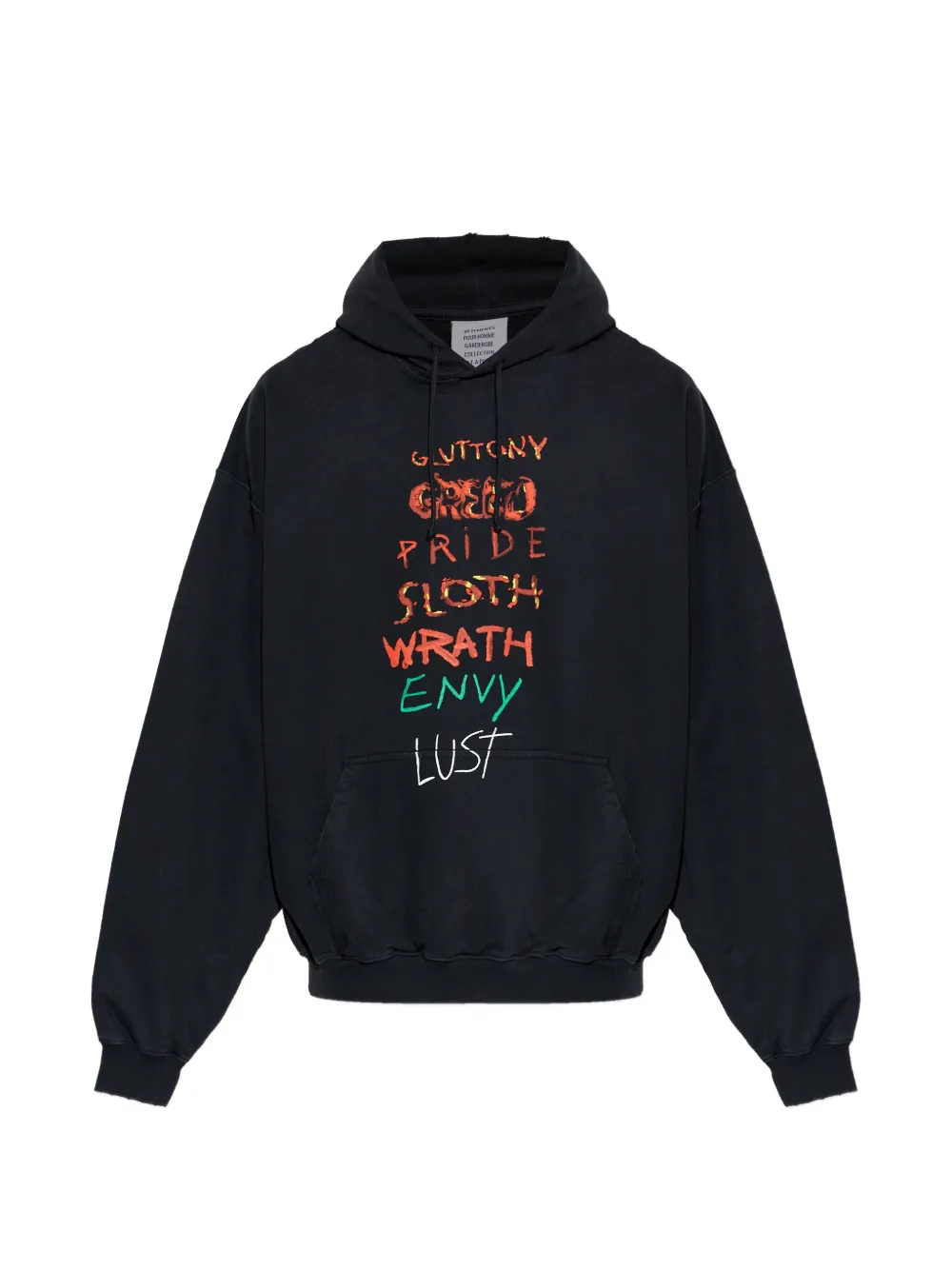 Vetements graphic hoodie