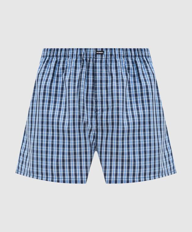 Blue checked pajama Vetements shorts b2857c4b 1b1e 45c4 9d27 b09a3a989b5c