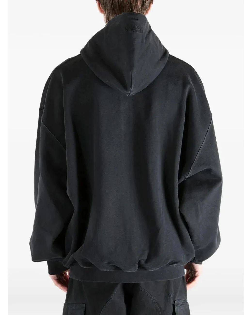 vetements Black Zip Up Hoodie 3