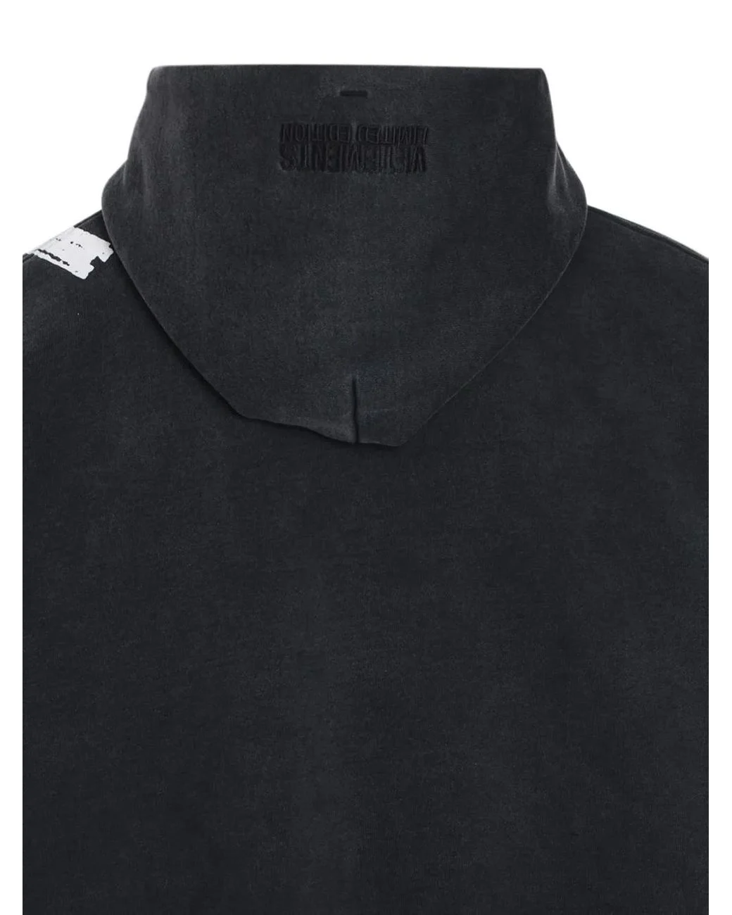 vetements black Double Anarchy Hoodie 1