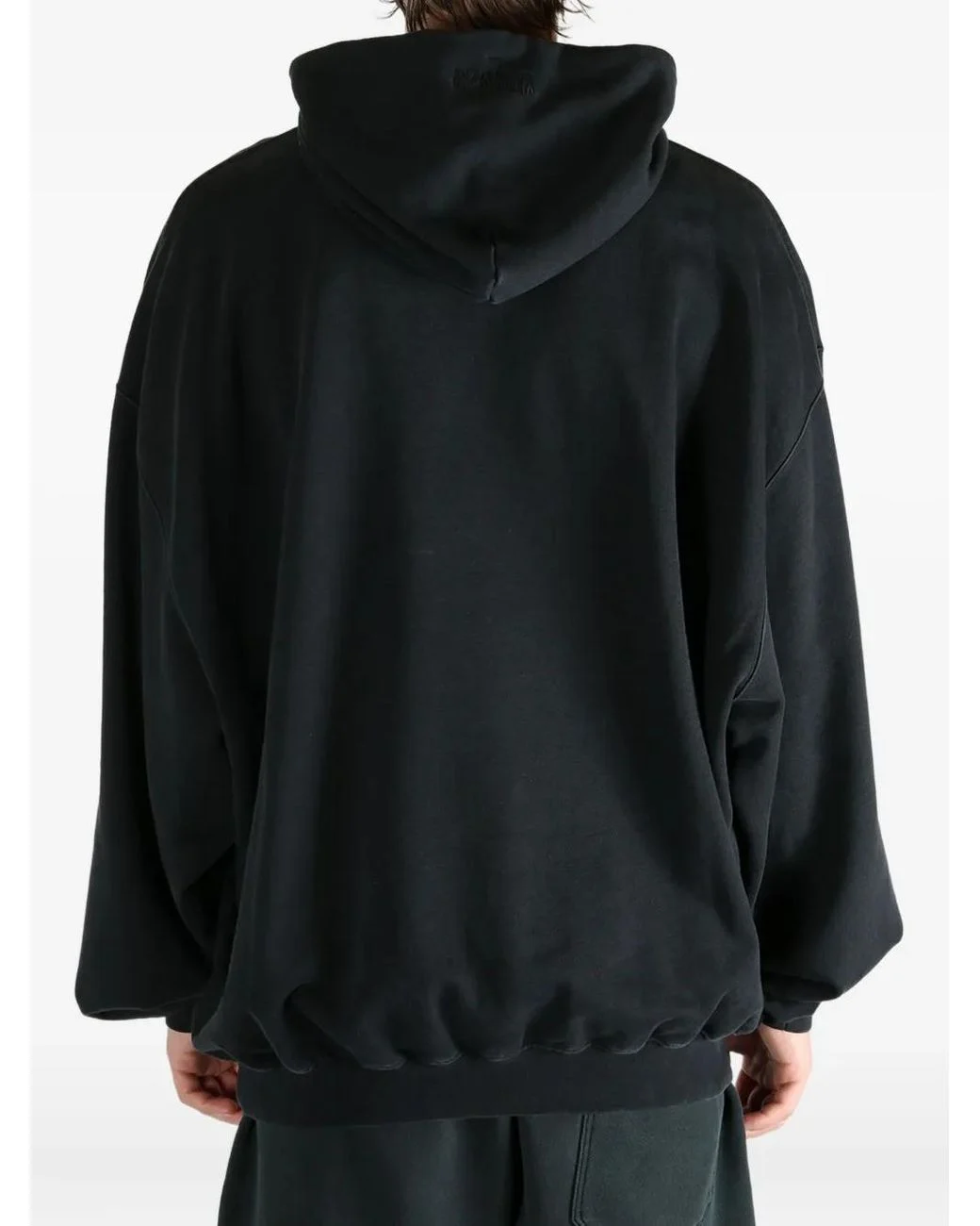 vetements black Graphic Print Cotton Blend Hoodie 1