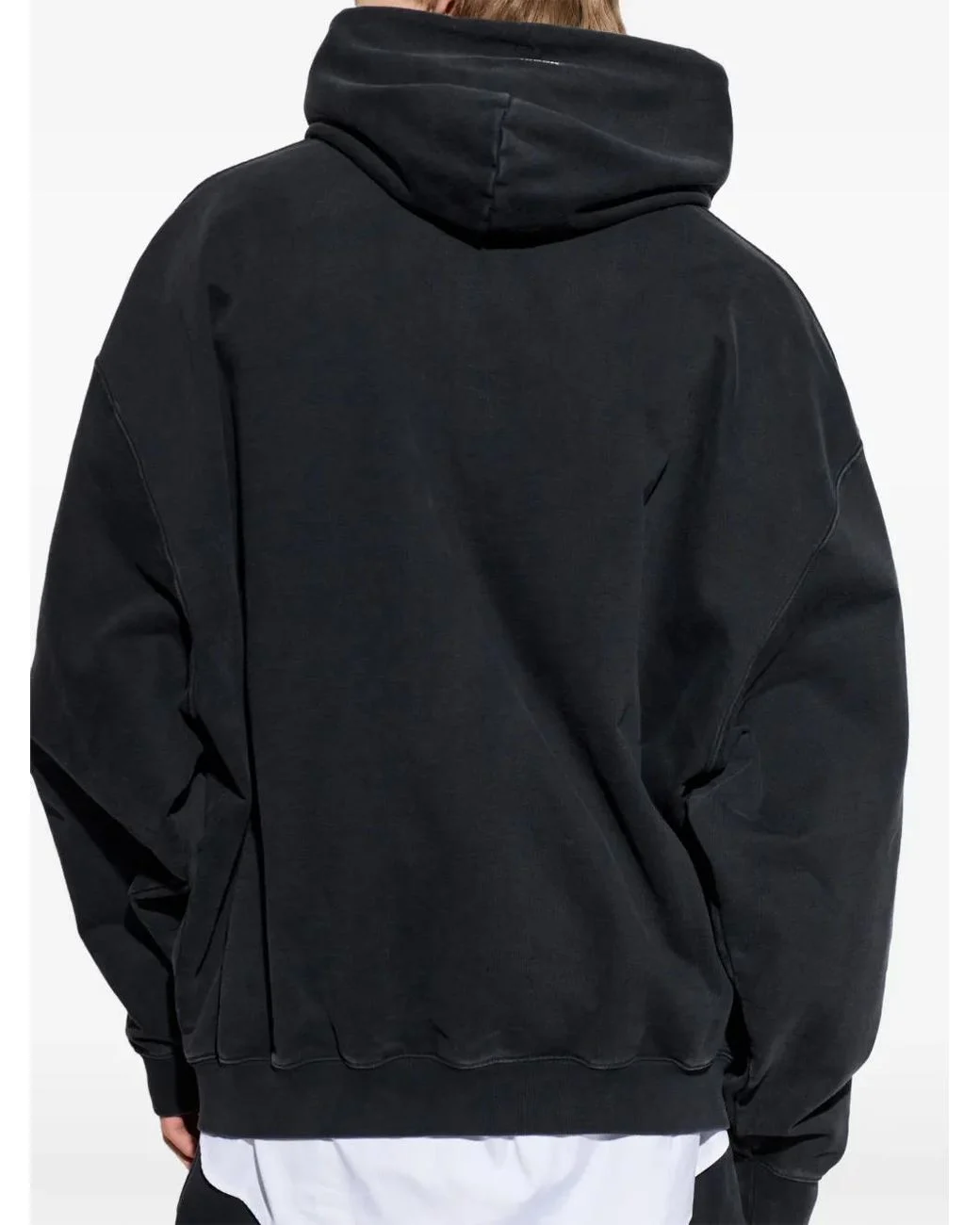 vetements black Long Detail Zip Fastening Hoodie 1