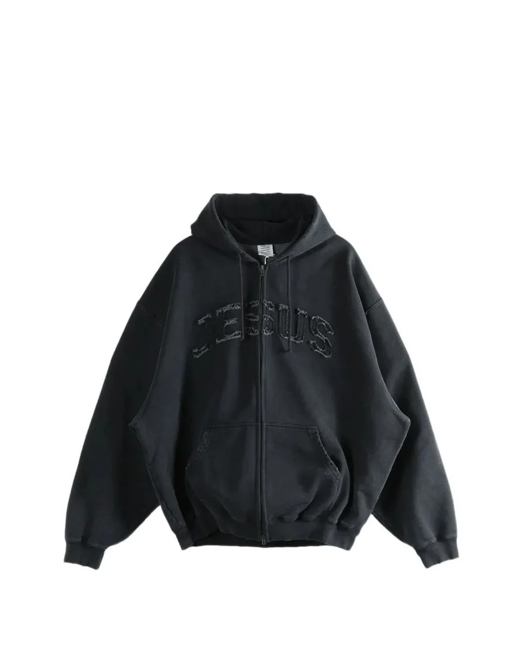 Men's Black Vetements Hoodie Men's Black Vetements Hoodie